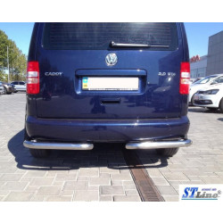 Купити Задні куточки AK003 (2 шт., нерж) для Volkswagen Caddy 2004-2010 рр