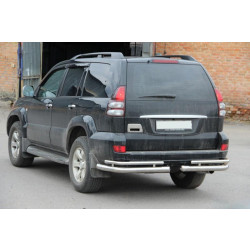 Купить Задние двойные уголки AK003-1 (2 шт, нерж) для Toyota Land Cruiser Prado 120