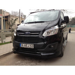 Купити Накладка на передній бампер (2013-2017, під фарбування) для Ford Custom рр