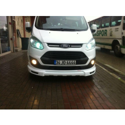 Купити Накладка на передній бампер (2013-2017, під фарбування) для Ford Custom рр