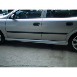 Купити Бічні пороги HB (під фарбування) для Opel Astra G classic 1998-2012 рр