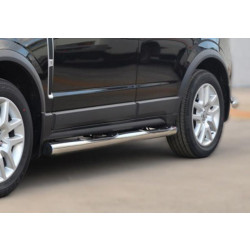 Купить Боковые трубы (2 шт., нерж.) для Opel Antara 2006-2017 гг