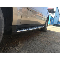 Купити Бокові пороги OEM (2 шт., Алюміній) для Mercedes ML W164