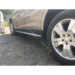 Купити Бокові пороги OEM (2 шт., Алюміній) для Mercedes ML W164