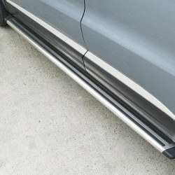 Купити ОРИГІНАЛ! Бокові пороги (2 шт, алюм) для Volkswagen Tiguan 2007-2016 рр