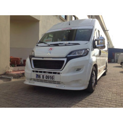 Купити Передня накладка 2014-2025 (вузька з LED, під фарбування) для Peugeot Boxer рр