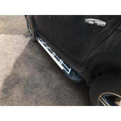 Купити Бокові пороги Sunrise (2 шт., Алюміній) для Renault Duster 2008-2017 рр