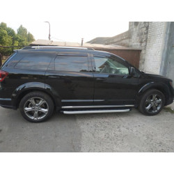 Купити Бокові пороги Fullmond (2 шт., алюміній) для Fiat Freemont