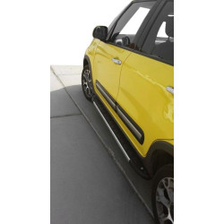 Купити Бокові пороги Duru (2 шт., Алюміній) для Fiat 500/500L