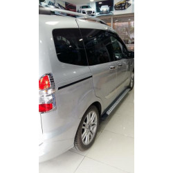 Купить Боковые пороги DotLine (2 шт., алюминий) для Ford Courier 2014-2023 гг