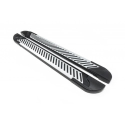 Купить Боковые пороги Line (2 шт., алюминий) для Range Rover IV L405 2013-2021 гг