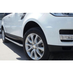Купити Бокові пороги Tayga (2 шт., Алюміній) для Range Rover IV L405 2013-2021 рр