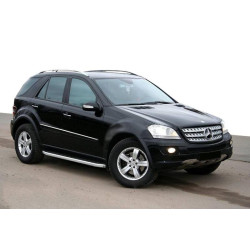 Купить Боковые пороги Fullmond (2 шт., алюминий) для Mercedes ML W164