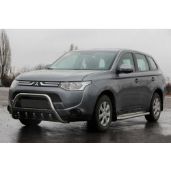 Купить Кенгурятник WT004 (нерж.) для Mitsubishi Outlander 2012-2021 гг