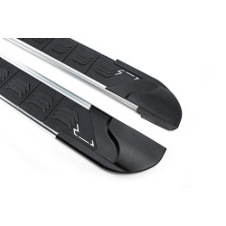 Купити Бокові пороги RedLine V1 (2 шт., Алюміній) для Nissan Juke 2010-2019 рр