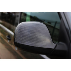 Купить Накладки на зеркала (2 шт, карбон) Натуральный карбон для Volkswagen T6