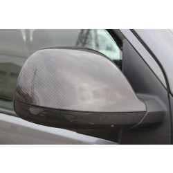 Купить Накладки на зеркала (2 шт, карбон) Натуральный карбон для Volkswagen T6