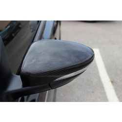 Купити Накладки на дзеркала (2 шт, натуральний карбон) для Volkswagen Scirocco