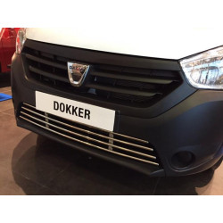 Купить Решетка в бампер (нерж) для Renault Dokker 2013-2022 гг