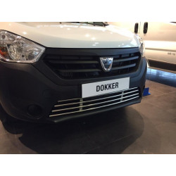Купить Решетка в бампер (нерж) для Renault Dokker 2013-2022 гг