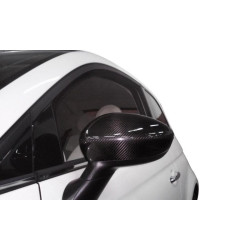 Купити Накладки на дзеркала 2007-2015 (2 шт., натуральний карбон) для Fiat 500/500L