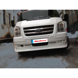 Купить Накладка на передний бампер (2006-2014, DRL, с решеткой) для Ford Transit