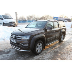 Купить Передняя защита ST017 (нерж) 60 на 42 мм для Volkswagen Amarok 2010-2022 гг