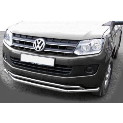 Купить Передняя защита ST017 (нерж) 60 на 42 мм для Volkswagen Amarok 2010-2022 гг