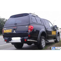 Купити Задні кути AK003 (2 шт., нерж) для Mitsubishi L200 2006-2015 рр