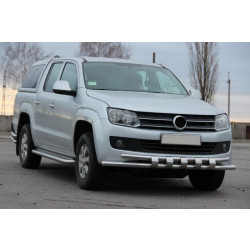 Купити Передній захист F3-08.7 (нерж) для Volkswagen Amarok 2010-2022 рр