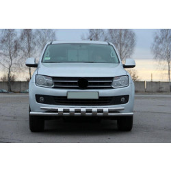 Купити Передній захист F3-08.7 (нерж) для Volkswagen Amarok 2010-2022 рр