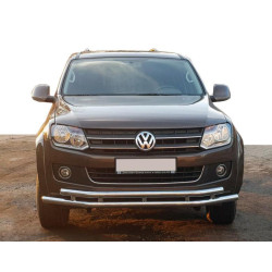 Купити Передній захист ST018-2 (нерж) для Volkswagen Amarok 2010-2022 рр