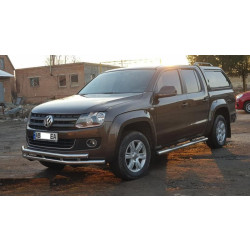 Купити Передній захист ST018-2 (нерж) для Volkswagen Amarok 2010-2022 рр