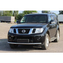 Купити Передній захист ST008 (нерж) для Nissan Navara 2006-2015 рр