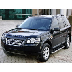 Купить Боковые Подножки BlackLine (2 шт, Алюминий) для Land Rover Discovery IV 2009-2017 гг