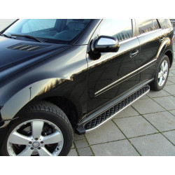 Купить Боковые Подножки BlackLine (2 шт, Алюминий) для Mercedes GL сlass X164 2006-2012 гг