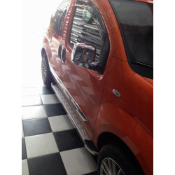 Купить Боковые пороги MsLine Omsa (2 шт, алюм.) для Fiat Fiorino/Qubo