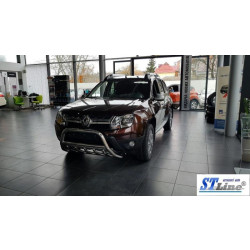 Купити Кенгурятник без напису WT003 (нерж.) для Renault Duster 2008-2017 рр