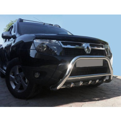 Купити Кенгурятник без напису WT003 (нерж.) для Renault Duster 2008-2017 рр
