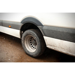 Купити Накладки на арки широкі (4 шт, чорні) для Volkswagen Crafter 2006-2016 рр