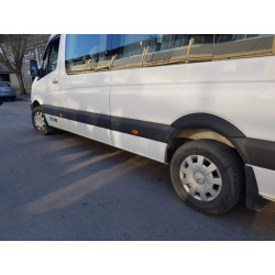 Купити Накладки на арки широкі (4 шт, чорні) для Volkswagen Crafter 2006-2016 рр