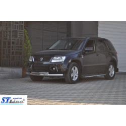 Купити Передній подвійний вус 60/42мм (нерж) для Suzuki Grand Vitara 2005-2017 рр