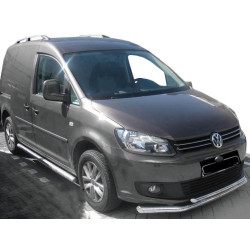 Купити Передній подвійний вус 60 / 48мм (нерж) для Volkswagen Caddy 2010-2015 рр