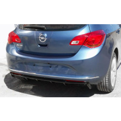 Купити Накладка на задній дифузор (під фарбування) для Opel Astra J 2009-2015 рр