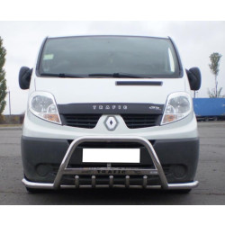 Купити Кенгурятник з вусами (нерж.) для Renault Trafic 2001-2015 рр