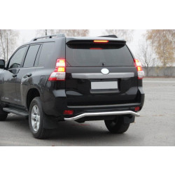 Купити Задня дуга AK008 (нерж) для Toyota Land Cruiser Prado 150