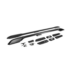 Купити Рейлінги оригінальний дизайн (Чорні, 2 шт) для Toyota Land Cruiser Prado 150