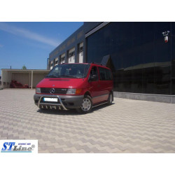 Купити Кенгурятник WT003/4 (нерж.) без напису, 51мм для Mercedes Vito W638 1996-2003 рр