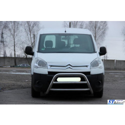 Купити Кенгурятник WT022 (нерж.) для Peugeot Partner Tepee 2008-2018 рр