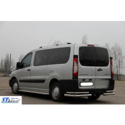 Купити Задні кути AK003-Double (2 шт., нерж.) для Fiat Scudo 2007-2015 рр